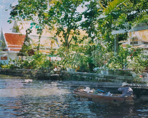 Hat Vendor, Bangkok Canal